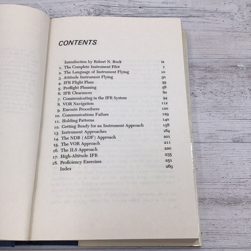 Instrument Flying Richard L. Taylor 1977 Hardcover Aviation IFR Flight Book - Picture 4 of 9